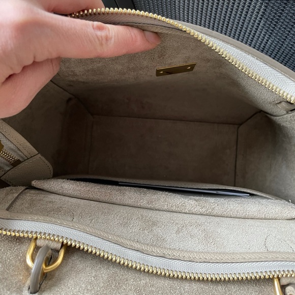 Celine Micro Belt Bag in Grained Calfskin Taupe - Picture 9 of 15